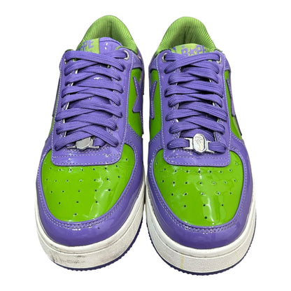 A BATHING APE Patent Bape Sta Sneakers Multi Size 9.5
