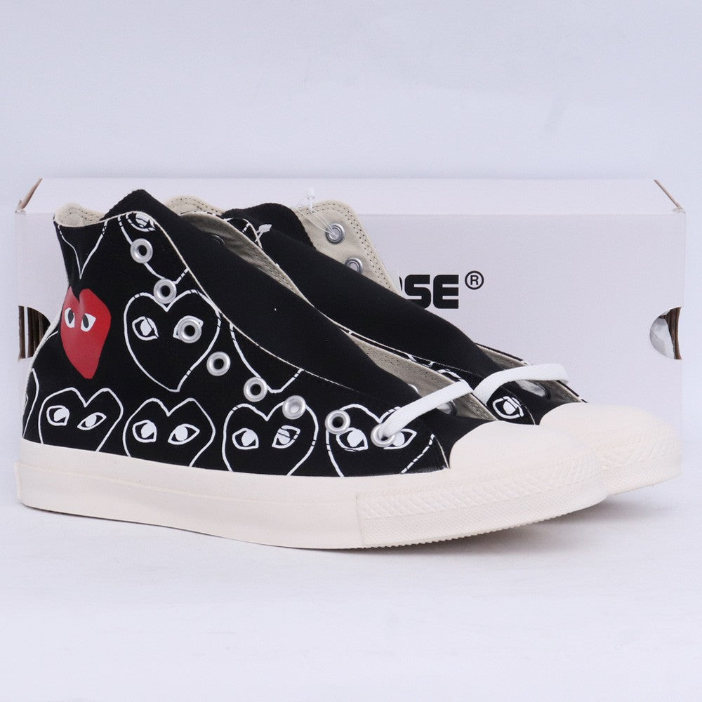 PLAY COMME des GARCONS Chuck Taylor Sneakers Black Size 27cm
