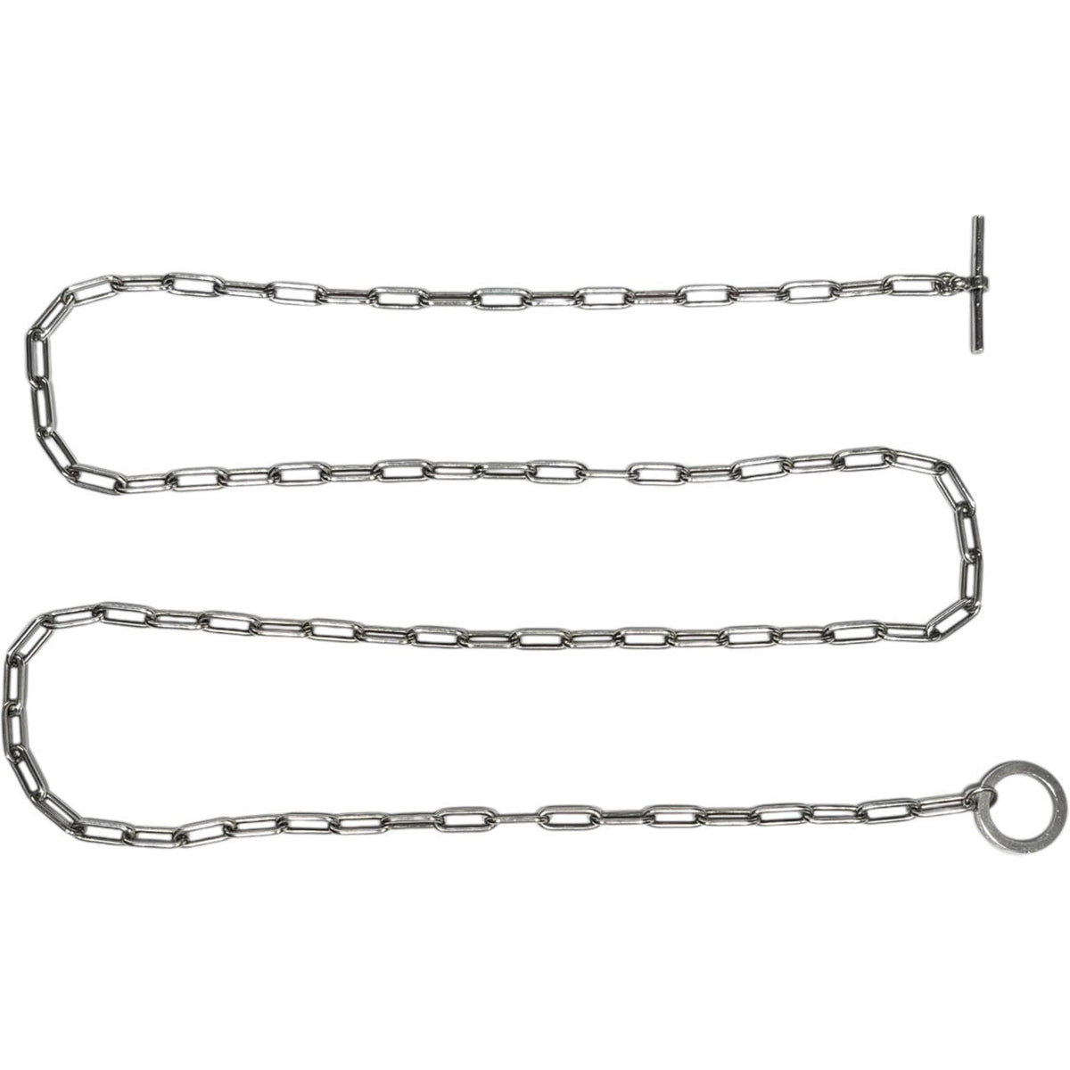 HERMES Chaine d'Ancre Game Chain Necklace Silver