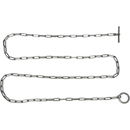 HERMES Chaine d'Ancre Game Chain Necklace Silver