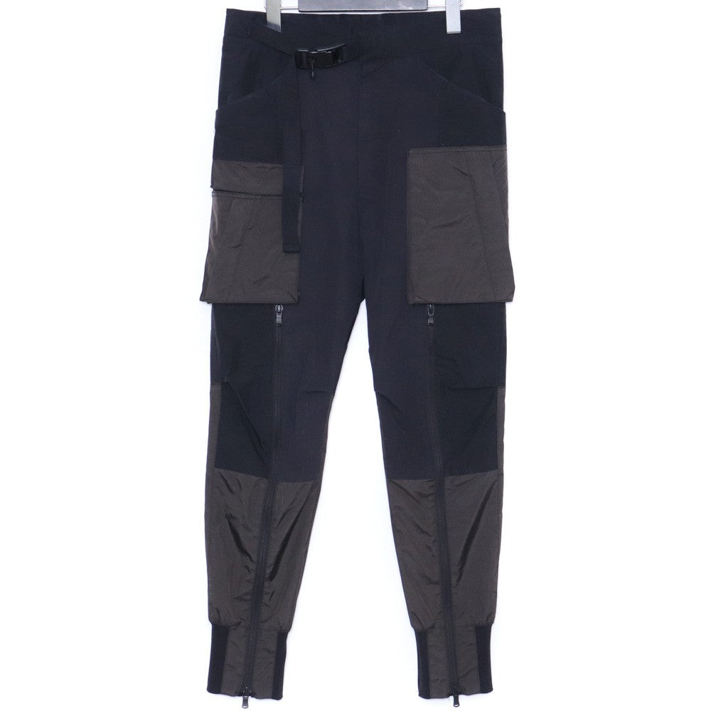 VIRIDI-ANNE Panel Combination Tactical Pants Black Size 1