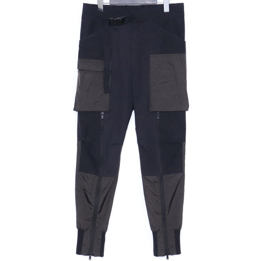 VIRIDI-ANNE Panel Combination Tactical Pants Black Size 1