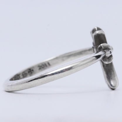 CHROME HEARTS Bubblgm CH Cross Ring Silver Size ONE SIZE