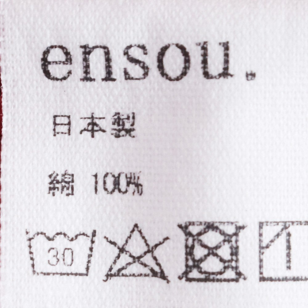 ENSOU. 25SS Peace T-Shirt Red Size M