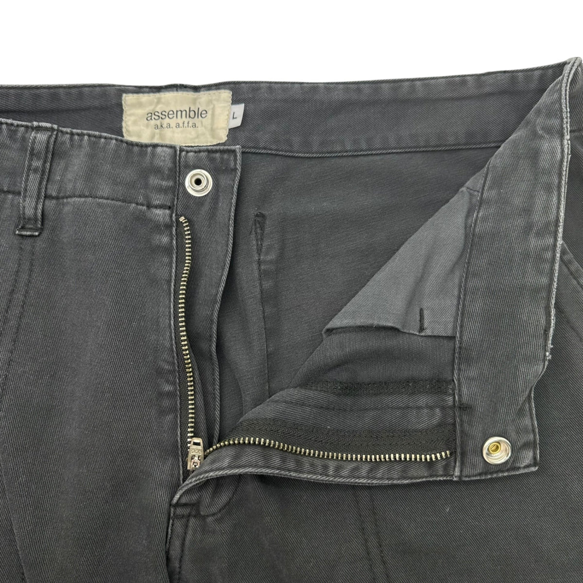 AFFA Bondage Cotton Pants Black Cotton Size L