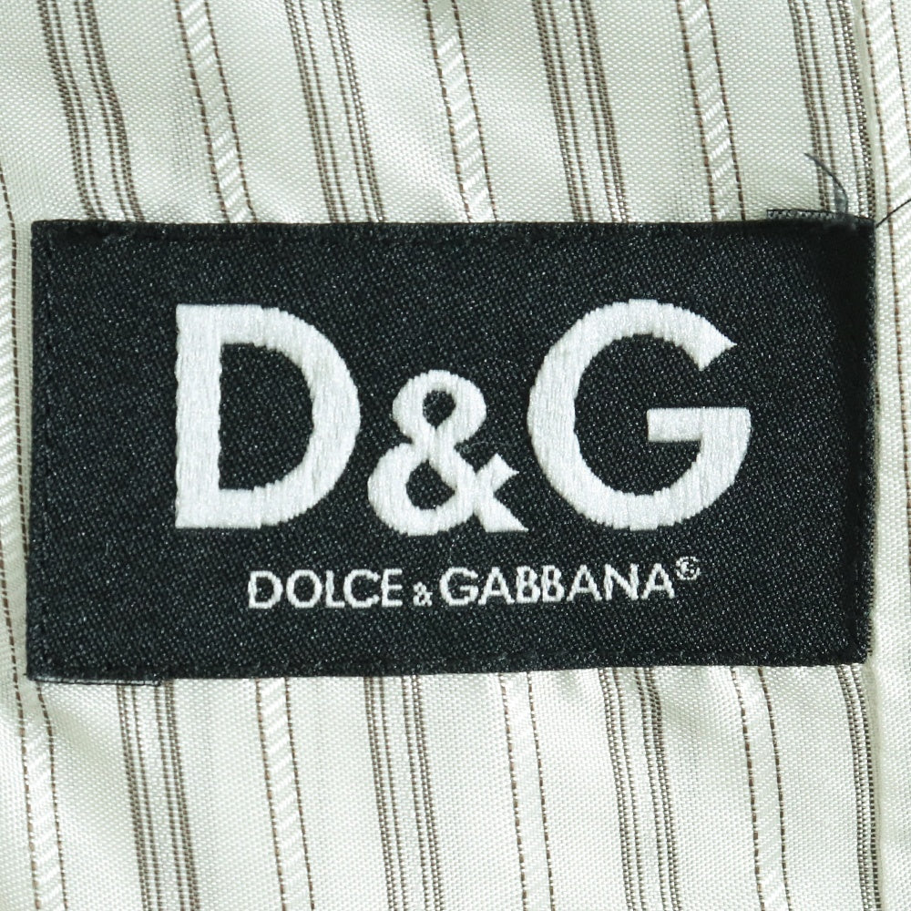 DOLCE Striped Suit Dark Gray Size 44