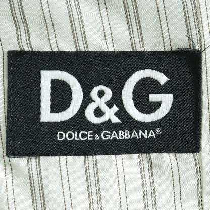 DOLCE Striped Suit Dark Gray Size 44