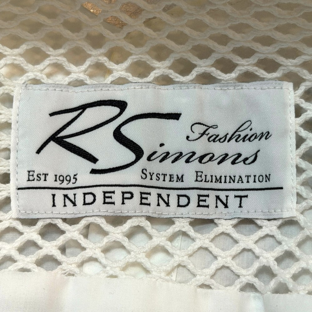 RAF SIMONS 23SS Mesh Long Sleeve Shirt White Size 46