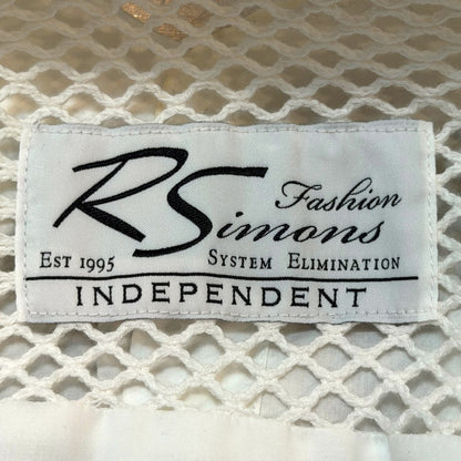 RAF SIMONS 23SS Mesh Long Sleeve Shirt White Size 46