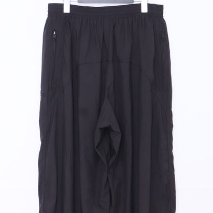 Balenciaga 21SS Black Nylon Zipped Hem Track Pants Size 48