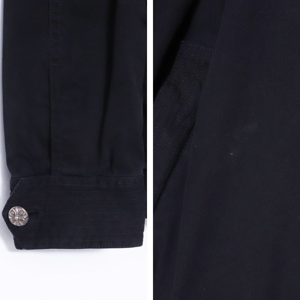 CHROME HEARTS Cherry Bomb Military Jacket Black Size L