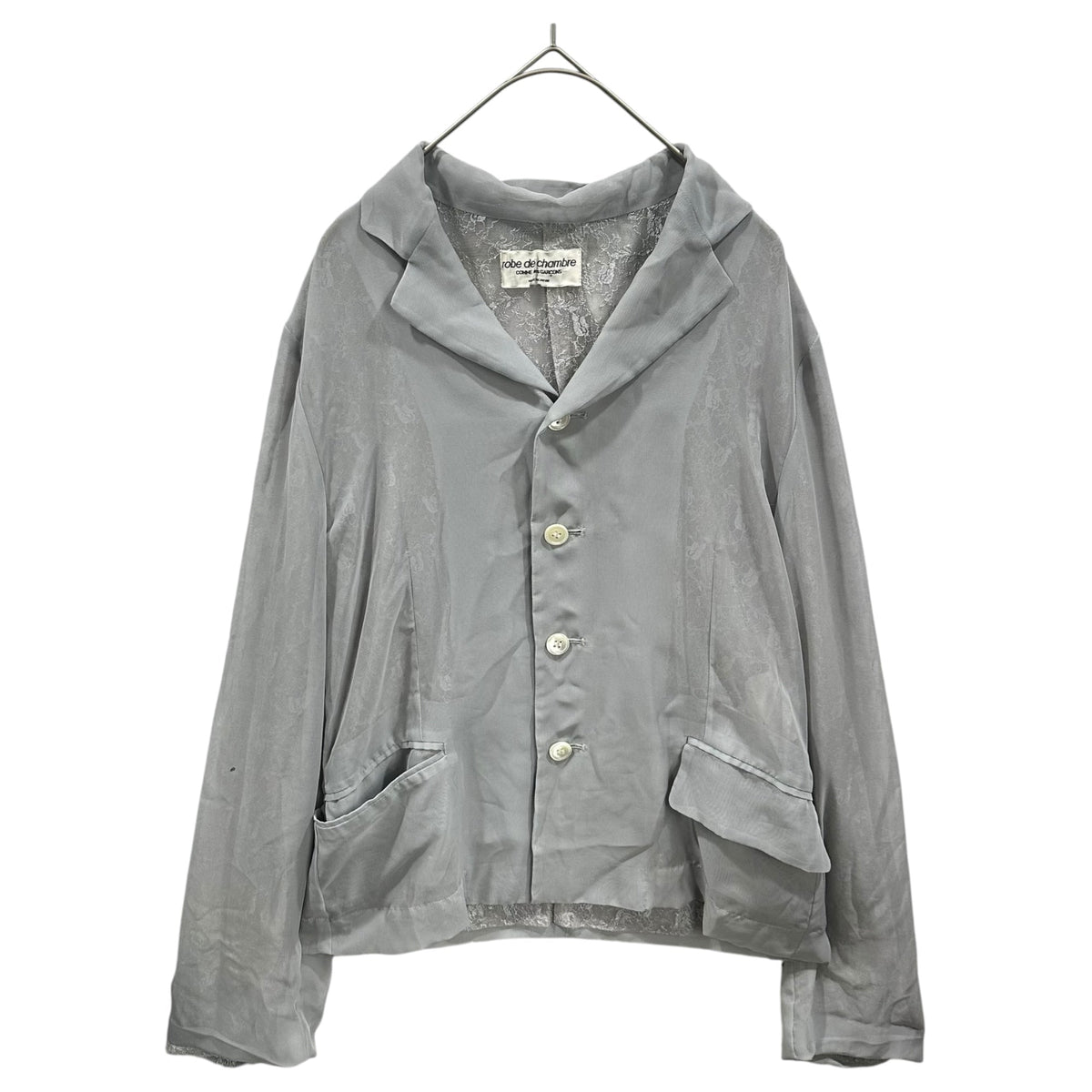 robe de chambre COMME des GARCONS 96AW Lace Jacket Size FREE
