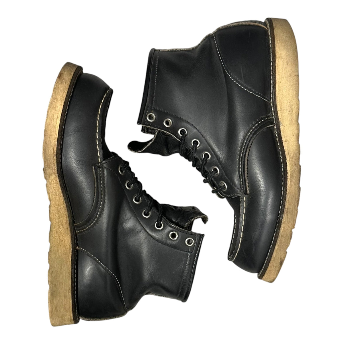 REDWING 90s USA 6-Inch Classic Moc Boots Black Size 7