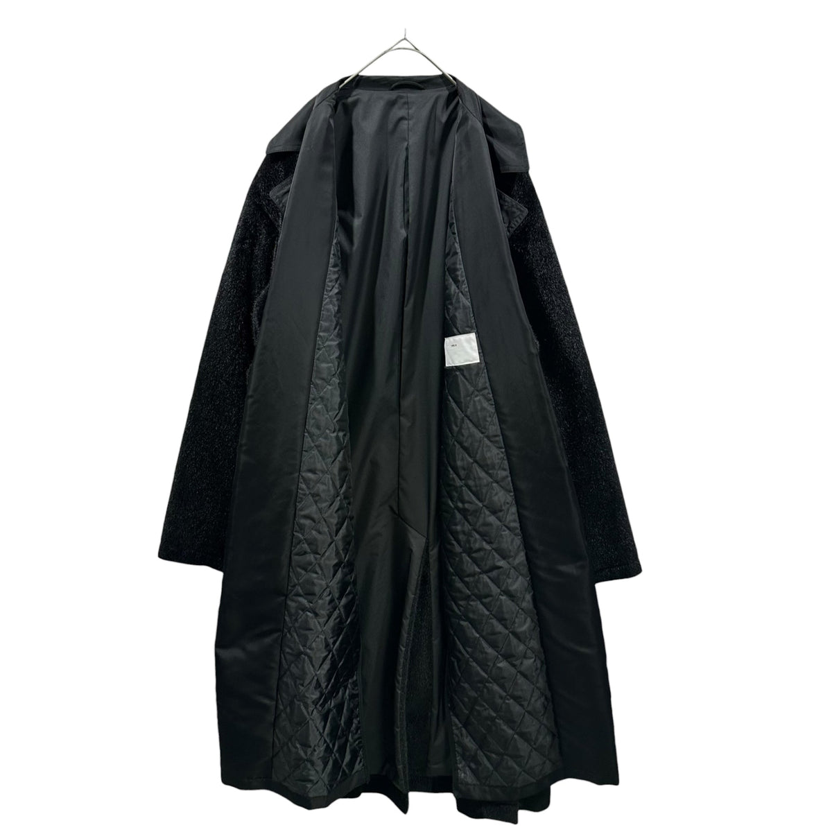 TOGA VIRILIS 22AW Fake Fur Coat Black Size 46