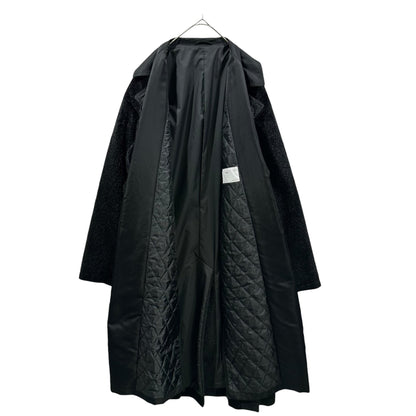 TOGA VIRILIS 22AW Fake Fur Coat Black Size 46