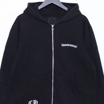 CHROME HEARTS Double Face Dagger Zip Up Hoodie Size M