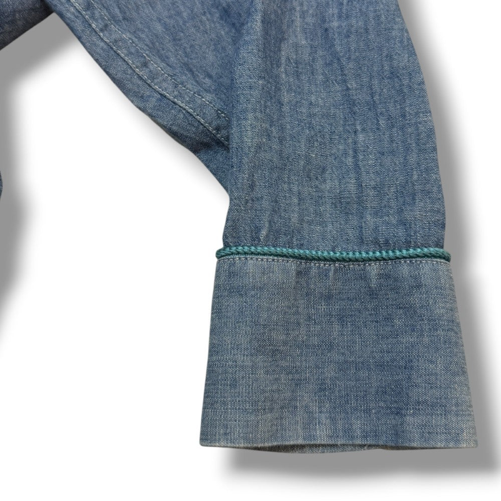 Human Made Western Chambray Shirt Indigo Size L