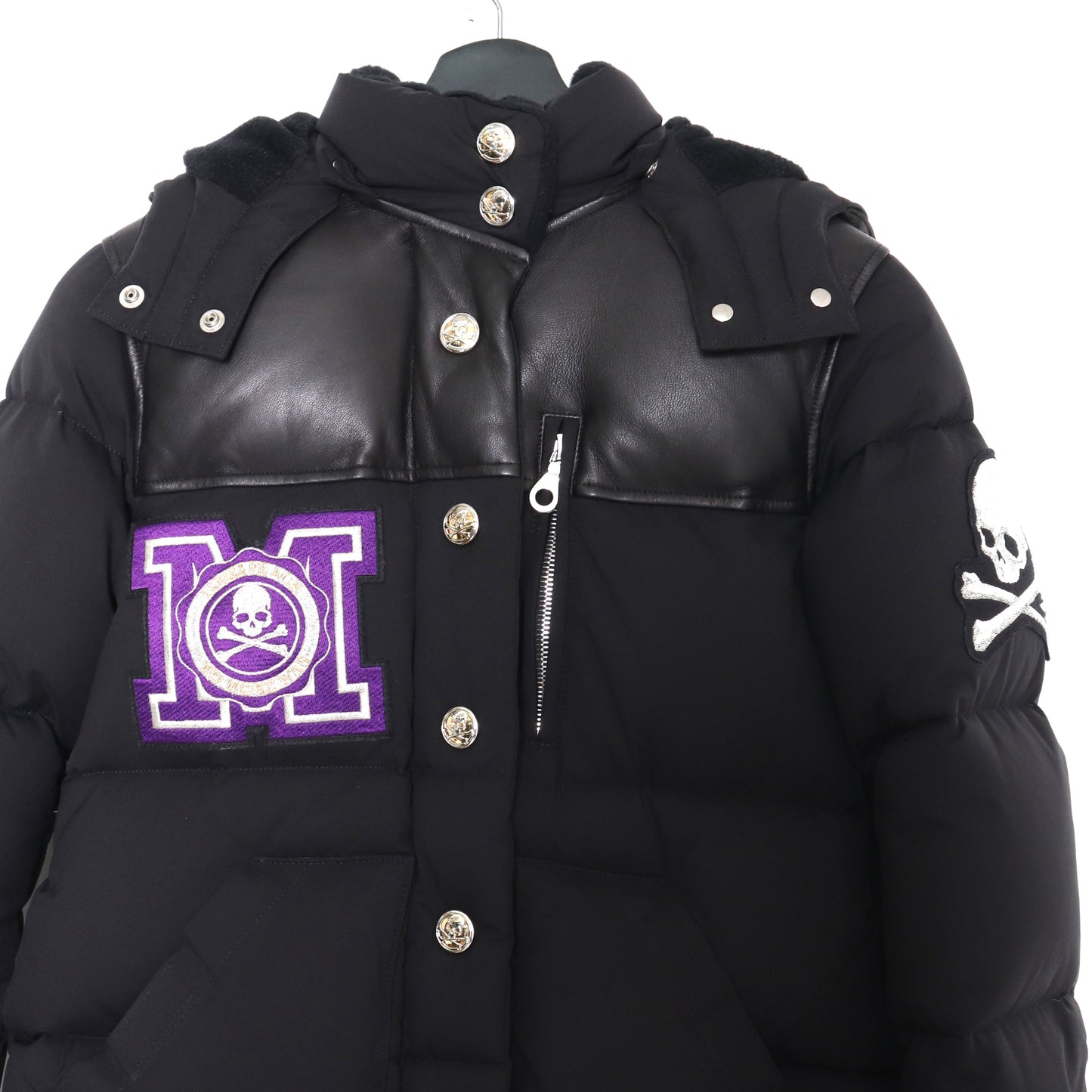 MASTERMIND JAPAN WIND STOPPER NYLON DOWN JACKET Black Size 0