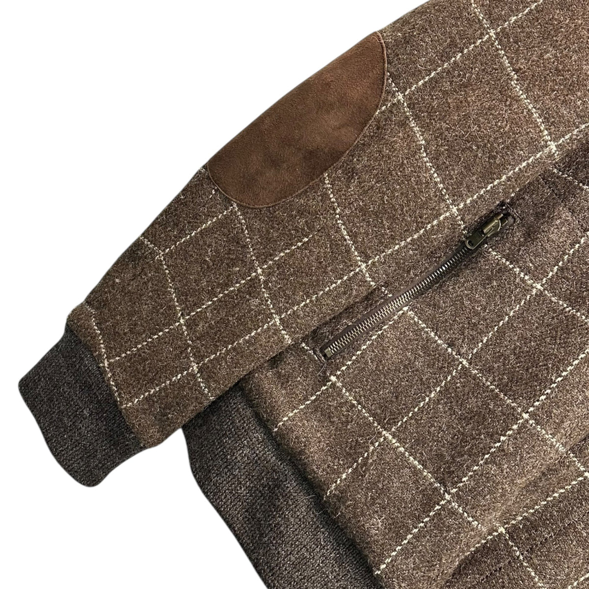 NUMBER (N)INE 02AW Rabbit Fur Trim Wool Jacket Size 3