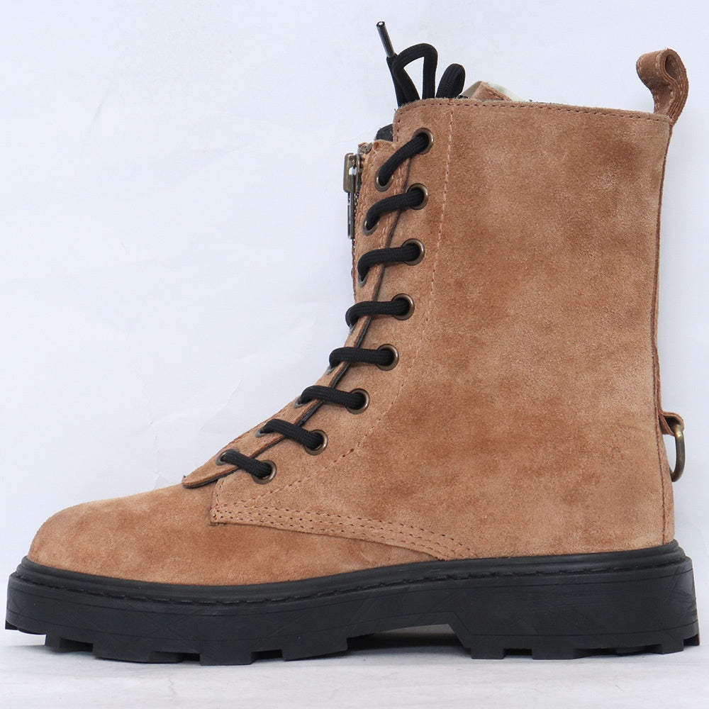 PHILIPPE MODEL Lace-Up Boots Brown Size EU 41