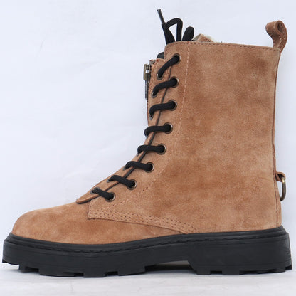 PHILIPPE MODEL Lace-Up Boots Brown Size EU 41
