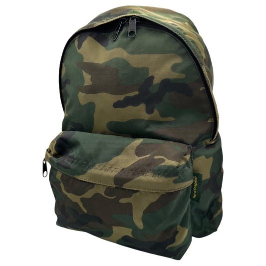 Herve Chapelier Camouflage Nylon Daypack Khaki Backpack