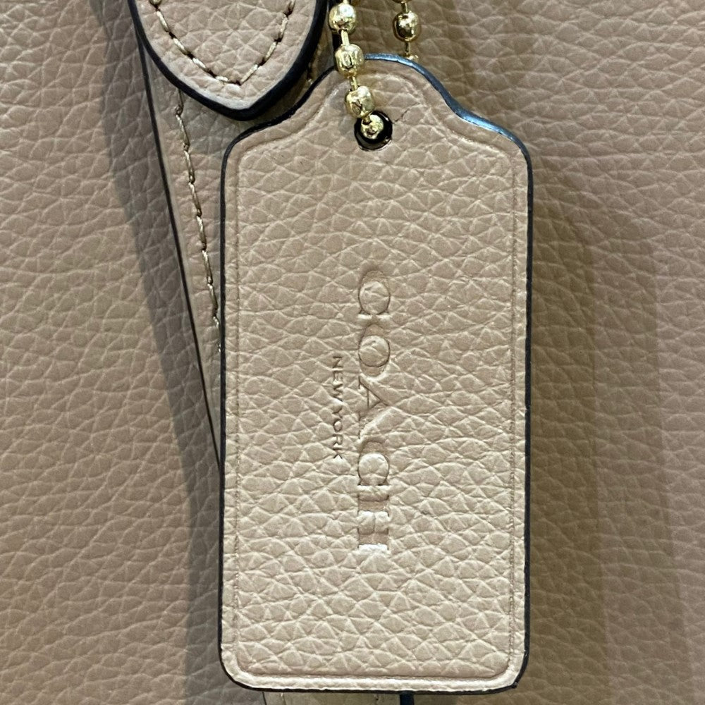 COACH Carryall 40 Leather Tote Bag Beige Size ONE SIZE
