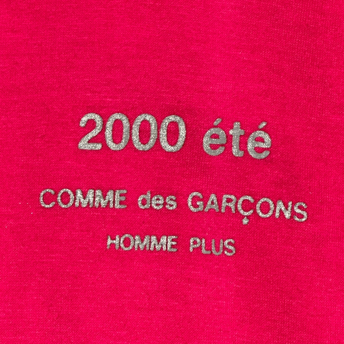 COMME des GARCONS HOMME PLUS 00SS T-Shirt Pink Size FREE