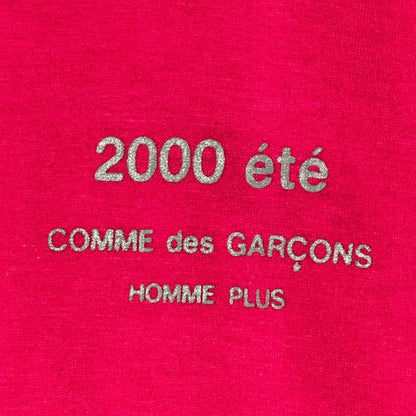 COMME des GARCONS HOMME PLUS 00SS T-Shirt Pink Size FREE