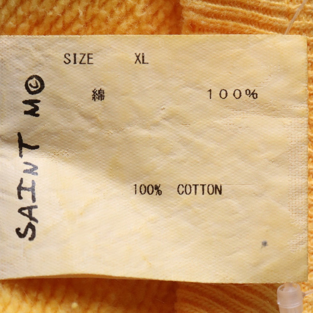 SAINT MICHAEL x DENIM TEARS Sweatshirt Yellow Size XL