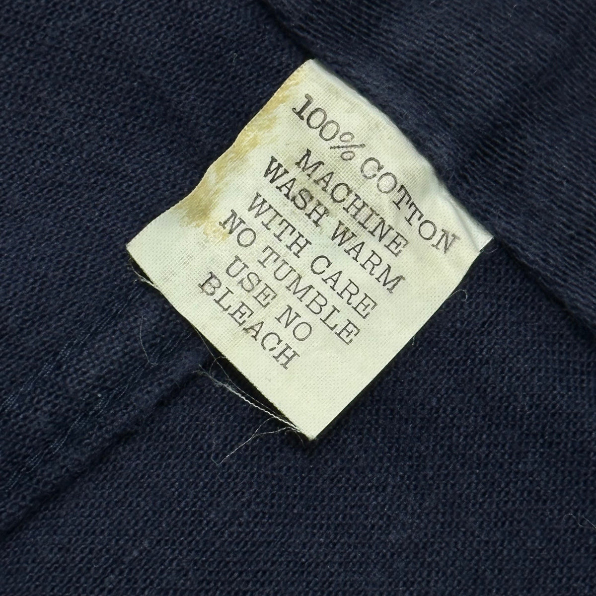 FINESSE 90s Back Pocket Line Chino Work Pants Navy Size 34