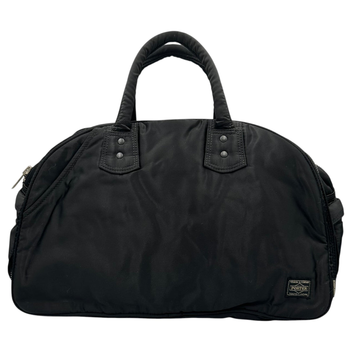 PORTER x GOODENOUGH 90s TANKER BOSTON BAG Nylon Black
