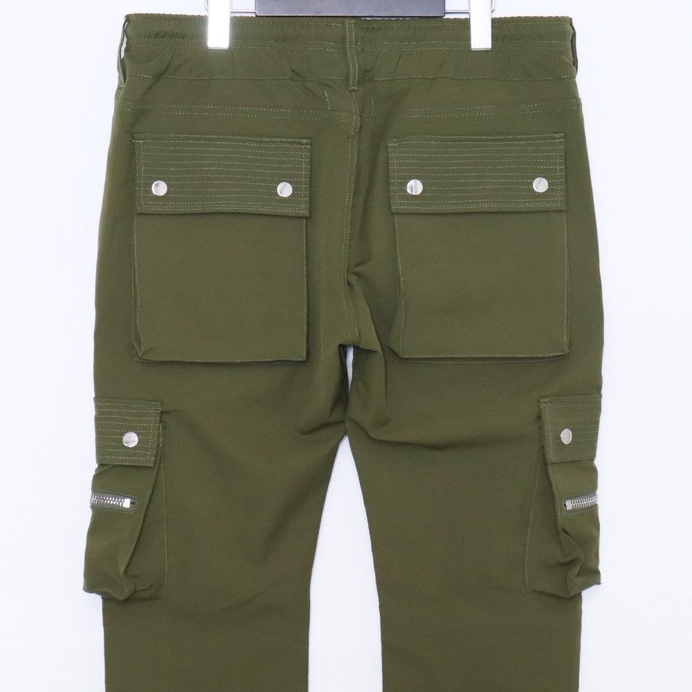 MLVINCE Type-4 Slim Stretch Cargo Pants Khaki Size 34