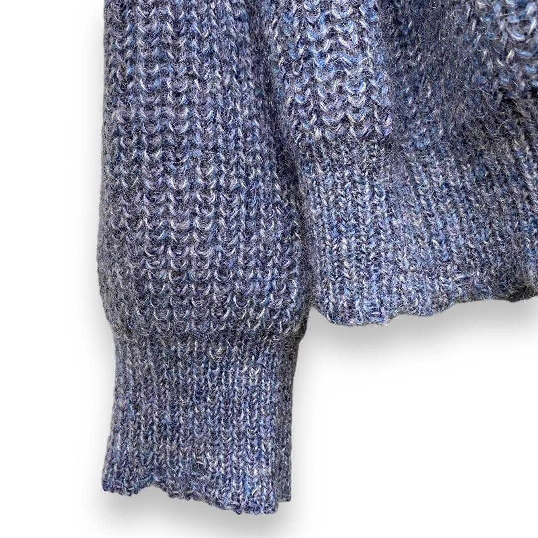 UNUSED 21AW Mix Cardigan Blue Size 3
