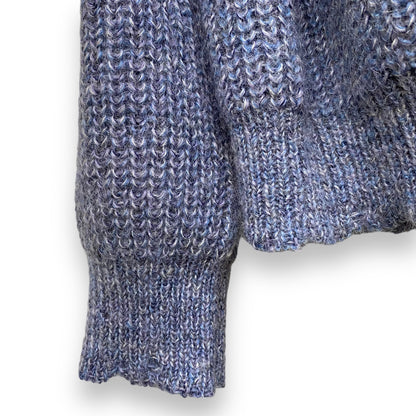UNUSED 21AW Mix Cardigan Blue Size 3