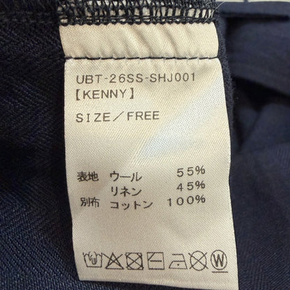 UBUNTU 26SS Kenny Wool Stitch Design Jacket Navy Free Size