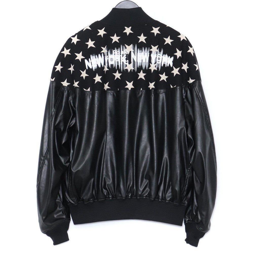 AIE 24SS CPS C/L Canvas Star Printed Jacket Black Size M