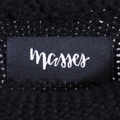 MASSES 23AW Mock Neck Sweater Black Size M