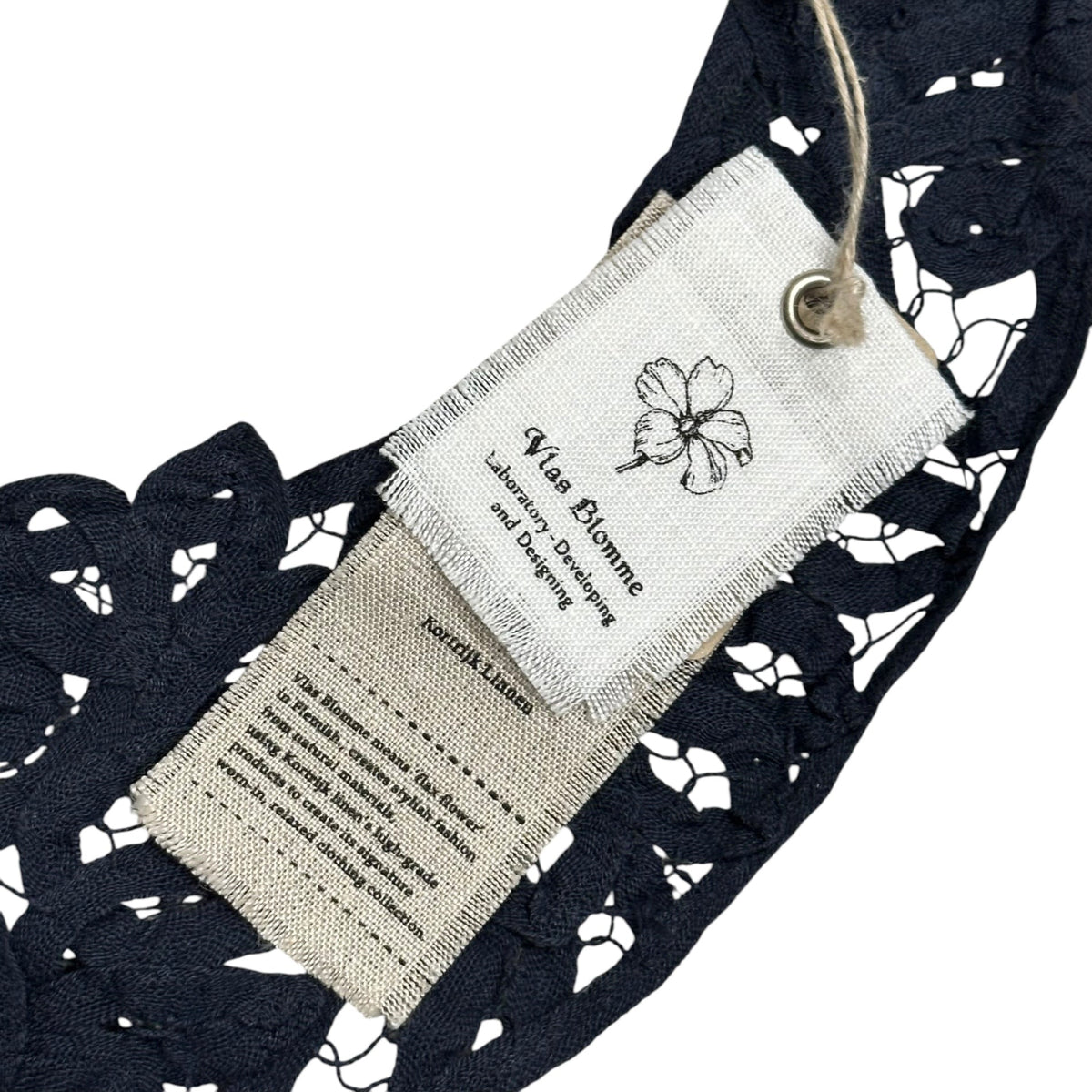 Vlas Blomme Botanical Detachable Collar