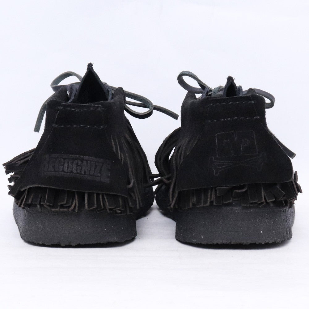 CLARKS × RECOGNIZE Fringe Desert Slip-Ons Black Size UK9