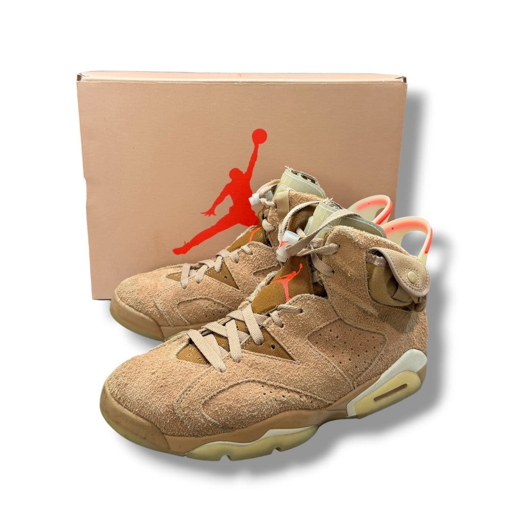 NIKE x TRAVIS SCOTT Air Jordan 6 Sneakers Beige Size 26.5cm