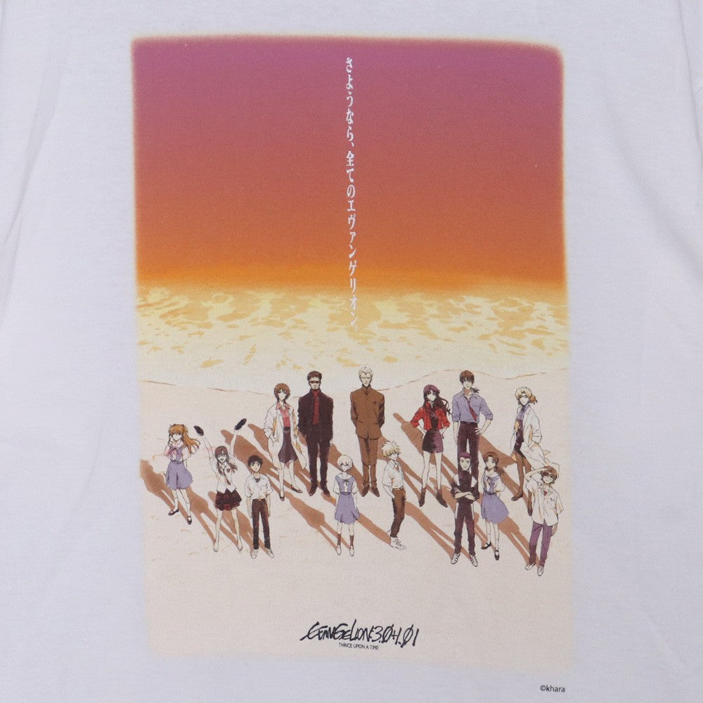 SAINT MICHAEL x EVANGELION 25SS EV T-Shirt White Size L