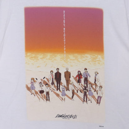 SAINT MICHAEL x EVANGELION 25SS EV T-Shirt White Size L