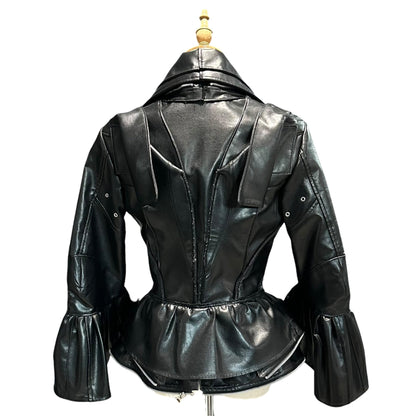 JUNYA WATANABE F/W 2022 Faux Leather Biker Jacket Size S
