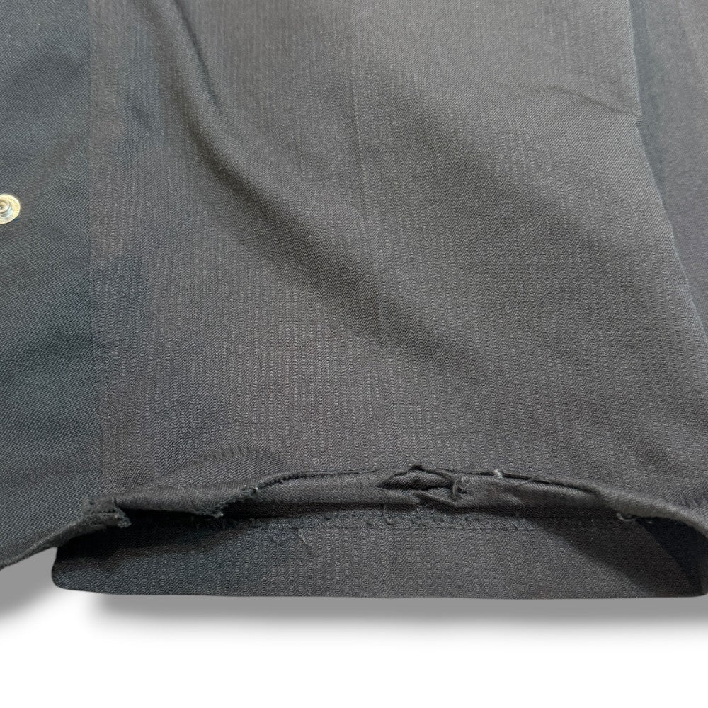 OLD PARK Remake Zip Baggy Slacks Black Size L