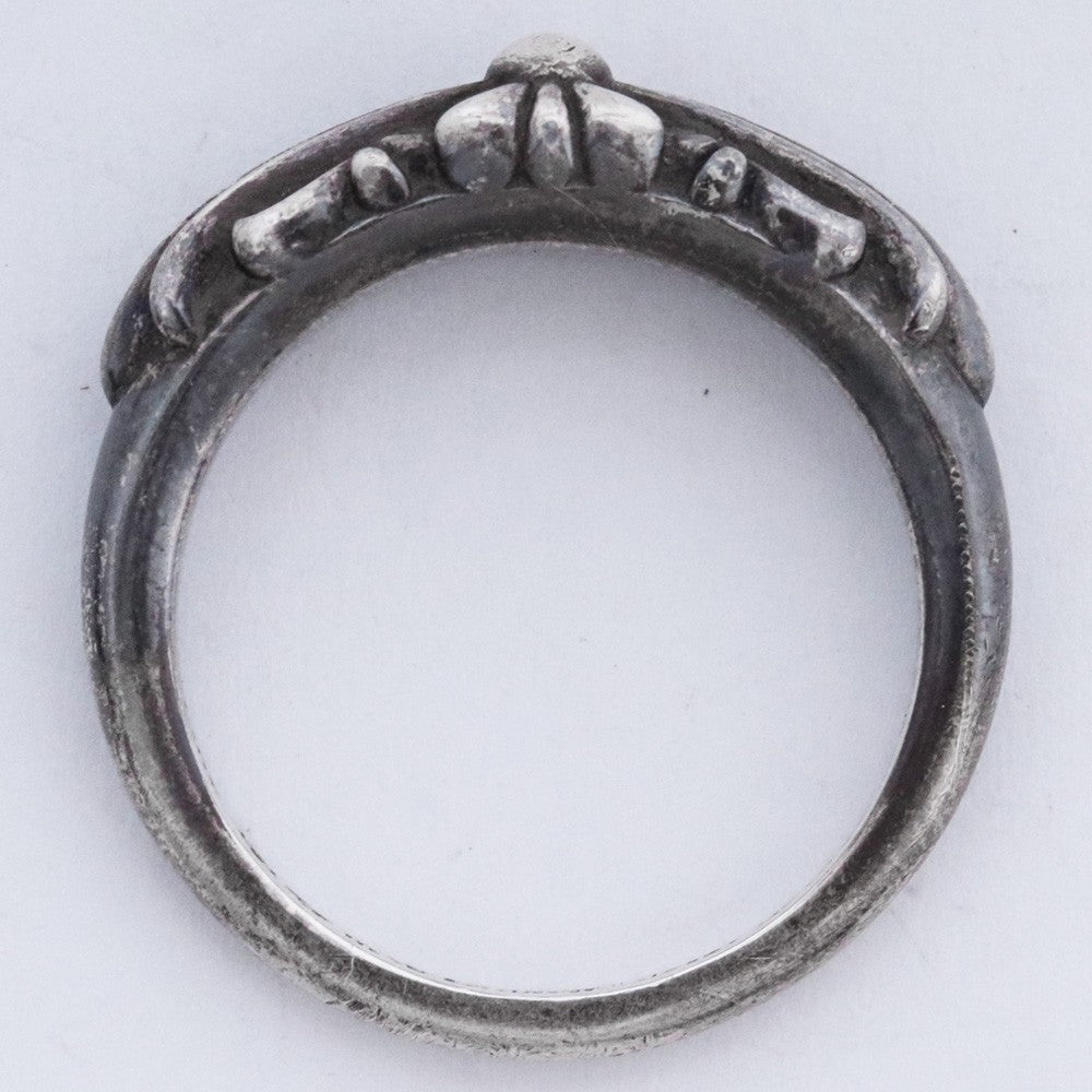 CHROME HEARTS Baby Classic Floral Ring Silver Size ONE SIZE
