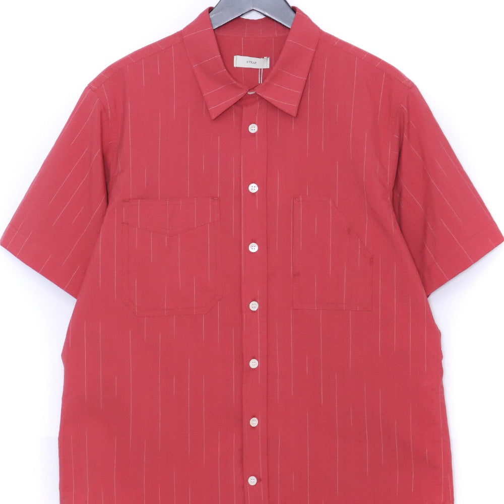 STEAF 26SS Horse Shoer Shirt Red Size M