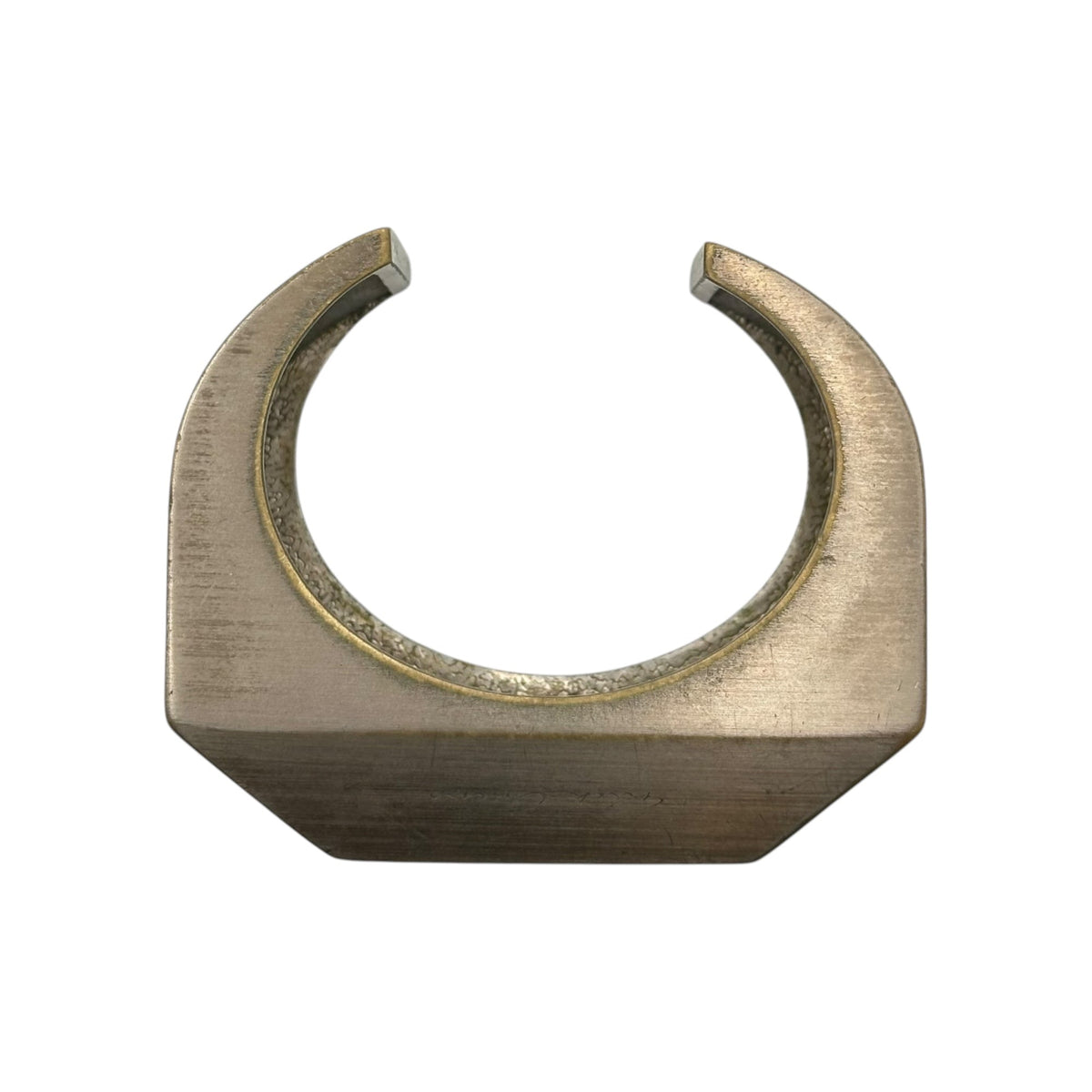 Rick Owens PEERFORMA Brass Bracelet Silver