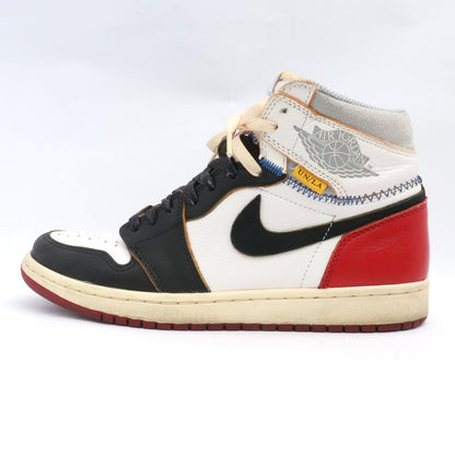 Nike UNION Air Jordan 1 OG Varsity Red Sneakers Size 26.5cm