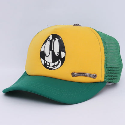 CHROME HEARTS x MATTYBOY Mesh Trucker Yellow Green Size F